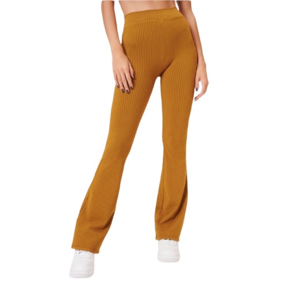 Good American slim boots cut leggings bronze brown/ size 0